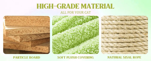 71 inch flower cat tree with large condo removable flower cushion and hammock yellow Default -DTYStore