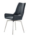 JACK SWIVEL BLACK DINING CHAIR (KIT OF 2) - DTYStore