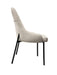 Upholstery Boucle Fabric Dining Side Chair Set of 2, Beige - DTYStore