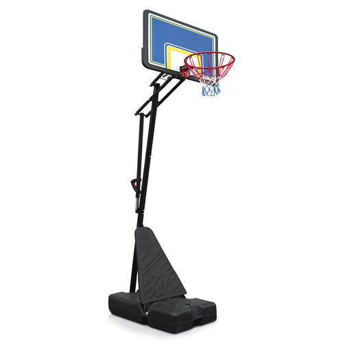 Portable Basketball Hoop for Youth Adults & Professional Match,Adjustable Height 8.04 ft to 10.01 ft,39 inch Backboard with Rebound System, Indoor/Outdoor Basketball Goal with Rebound Board and Wheels - Image 1
