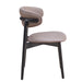 Grey and Black Padded Side Chair (Set of 2) - DTYStore