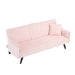 Minimalist style, straight-line corduroy sofa suitable for sitting and lying in the living room and bedroom - DTYStore