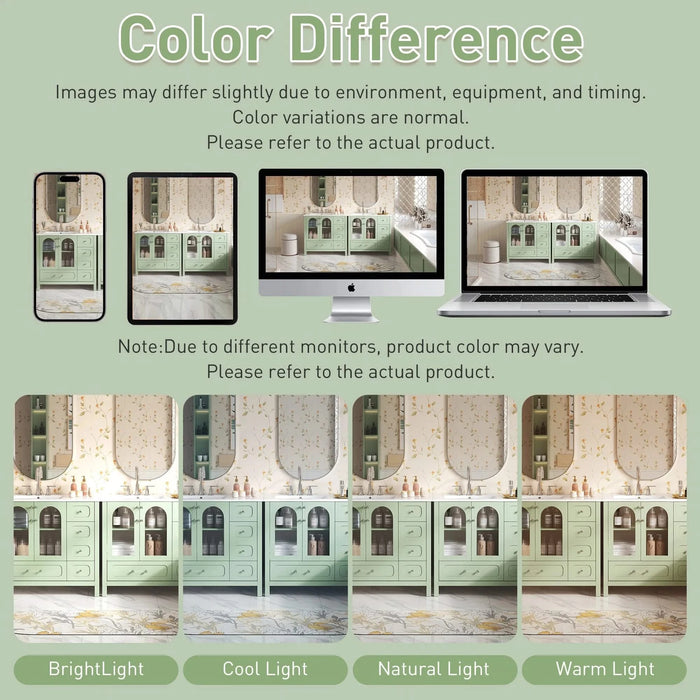 72' Bathroom Cabinet with Waffle Texture Doors, Large Bathroom Vanity with Eight Drawers, Four Soft-Closing Doors and Double Sink Top, Bathroom Storage with Glass Doors Default -DTYStore