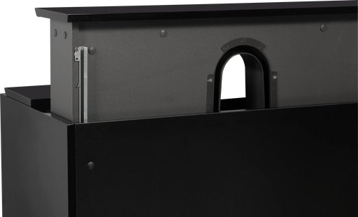 72' Floating Bathroom Vanity with Sink, Modern Wall-Mounted Bathroom Storage Vanity Cabinet with 2 Resin Top Basin and 4 Soft Close Drawers, Glossy Black 24V11-72GB Default -DTYStore