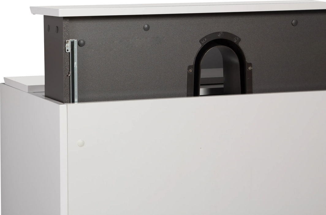 72' Floating Bathroom Vanity with Sink, Modern Wall-Mounted Bathroom Storage Vanity Cabinet with 2 Resin Top Basin and 4 Soft Close Drawers, Glossy White 24V11-72GW Default -DTYStore