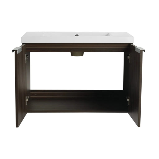 72 Inch Soft Close Doors Bathroom Vanity With Sink, A Small Storage Shelves, 30' and 12' Combination Cabinet,(KD-Packing) Default -DTYStore