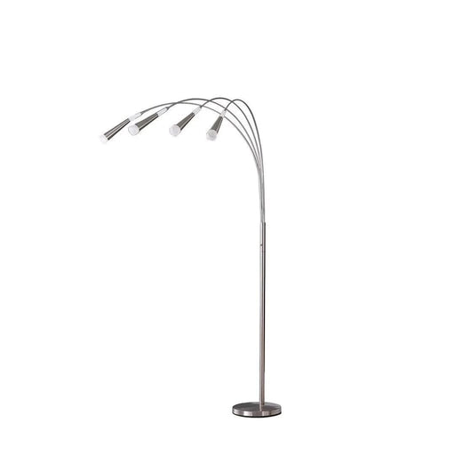 72' Kiery 4 Arm Aluminum Led Arc Floor Lamp Default -DTYStore