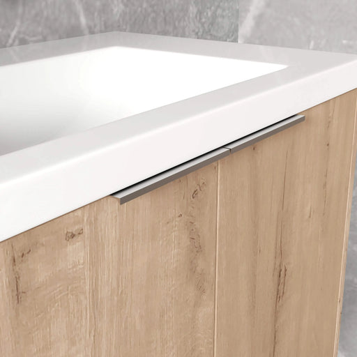 72' Wall-Mounted Bathroom Vanity With Sink and Side Cabinet, Soft Close Doors,00112IMO-00630IMOx2-00612GWH Combination Cabinet(KD-Packing) Default -DTYStore