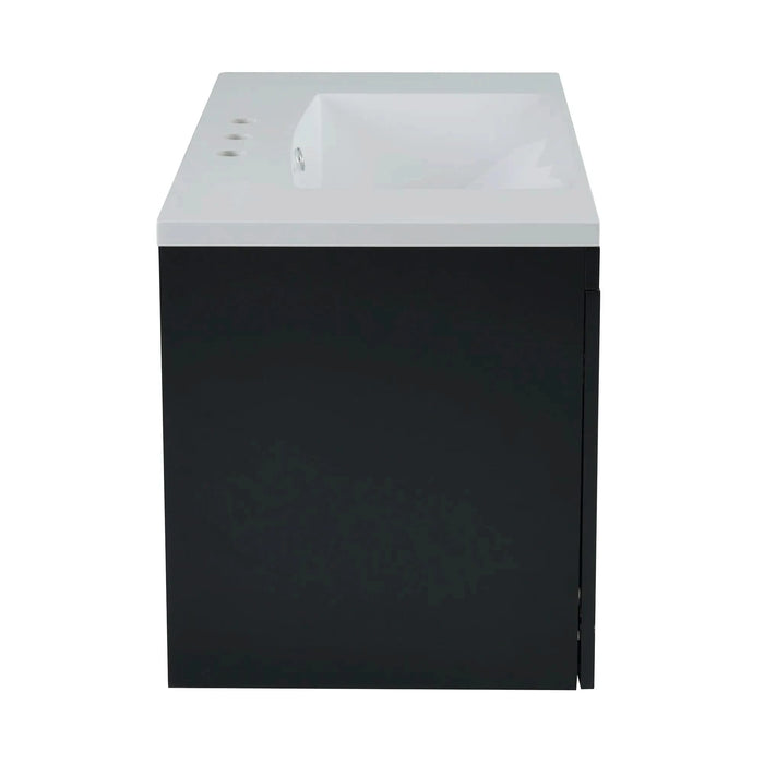 72'' Wall Mounted Bathroom Vanity, Floating Bathroom Storage Cabinet with 2 Drawers, Solid Wood Bathroom Cabinet (Same as N710S236003K) Default -DTYStore