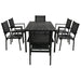U-Style High-quality Steel Outdoor Table and Chair Set, Suitable for Patio, Balcony, Backyard. - DTYStore