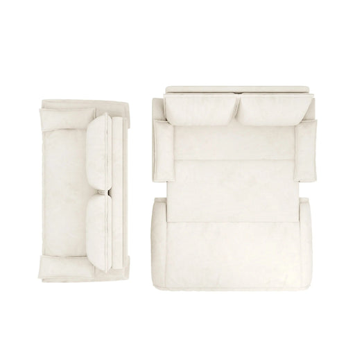 73.2' Queen Pull Out Sofa Bed,3-in-1 Convertible Sleeper Sofa,Multi-Functional Velvet Loveseat Bed Default -DTYStore