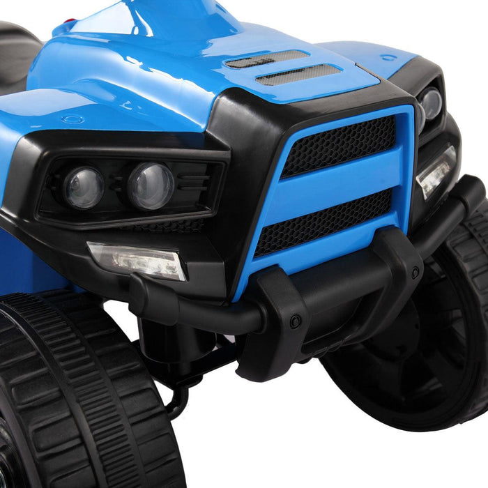Kids Electric ATV Quad Ride On Car Toy - Blue - DTYStore