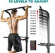 Sport Power Tower Workout Dip Station Pull Up Bar, Height Adjustable Multi-Function Dip Stand for Home Gym Strength Training Fitness Equipment - DTYStore
