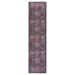 DTY Signature 2'6''x10' Runner, Washable Rug, Low-Pile, Non-Slip, Non-Shedding, Foldable, Kid & Pet Friendly - Area Rugs for living room, bedroom, kitchen rug (Burgundy/Blue, 2'6''x10') - DTYStore