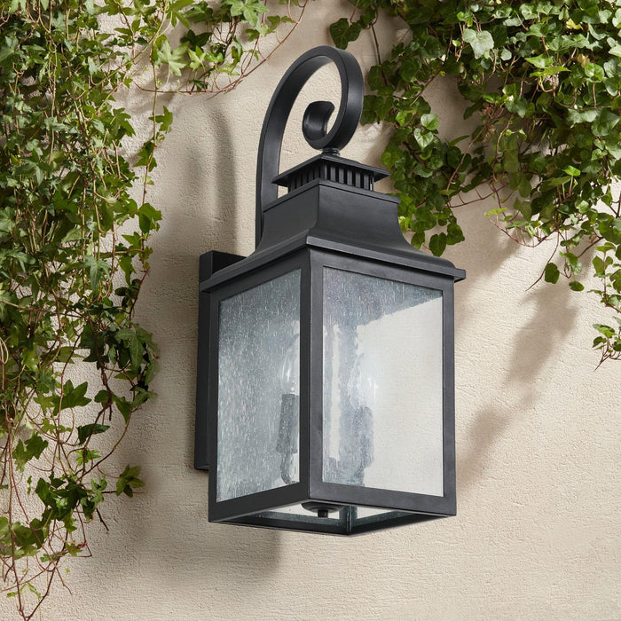Large Outdoor Wall Lamps With Glass Supports multiple types of light bulbs (2pack) - DTYStore