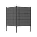 47 x 47 inch Outdoor Privacy Screen Fence Panels – All-Weather No-Dig Fence Kit for Air Conditioner, Trash Can, Pool Equipment Enclosure – Easy Installation & Multi-Purpose Security - DTYStore