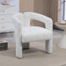 fabric modern design dining chair,open-Back ,modren kitchen armchair for Dinging Room(BEIGE) - DTYStore