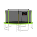 14FT Trampoline for Kids and Adults with Net, Outdoor Recreational Trampolines for Family - DTYStore