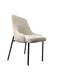 Upholstery Boucle Fabric Dining Side Chair Set of 2, Beige - DTYStore