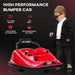 12V Toddler Bumper Car with Remote Control, 360Â° Rotation Kids Electric Ride-On Toy, Twins Motor, Colorful LED Lights, 3 Songs, for Boys and Girls, Red - DTYStore