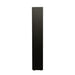 Black side cabinet with aluminum strip lamp,With large storage space - DTYStore