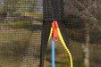 12 FT TRAMPOLINE OUTSIDE SAFETY NET WITH BASKETBALL HOOP - DTYStore