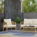 Bayshore - Outdoor Conversation Chair (Set of 2) - Natural - DTYStore