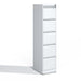 5 Drawer Metal Vertical File Cabinet with Lock Office Home Steel Vertical File Cabinet for A4 Legal/Letter Size - DTYStore