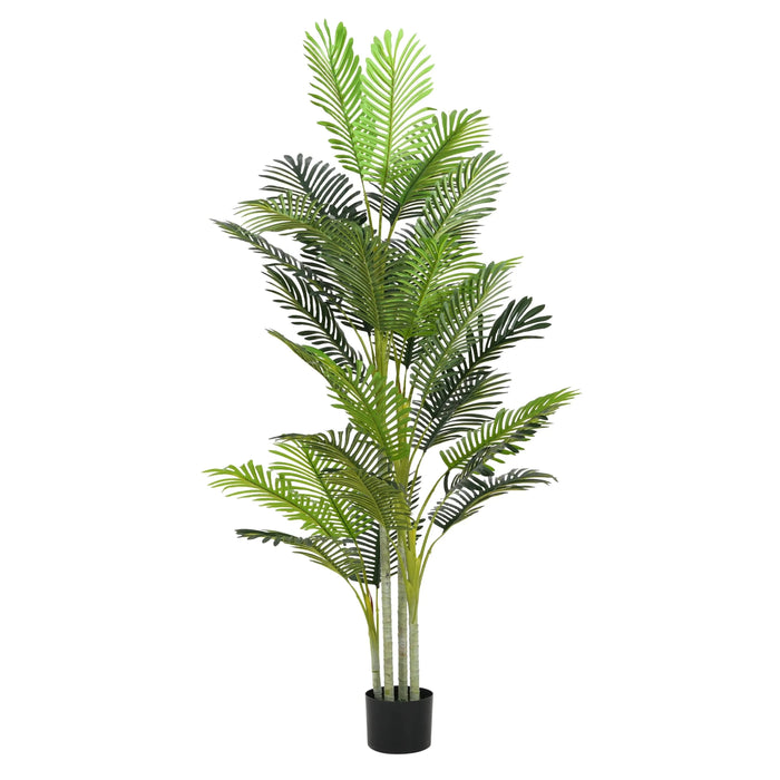 78.5' Artificial Palm Tree With Pot, Set of 2 Default -DTYStore