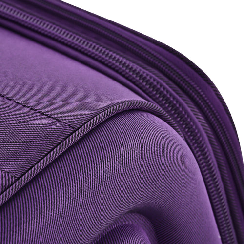 Softside Luggage Expandable 3 Piece Set Suitcase Upright Spinner Softshell Lightweight Luggage Travel Set - Image 9