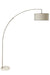 78' SILVER ARCH FLOOR LAMP WITH KD SHADE W/ DOUBLE BOX (1PC/CTN) (2.15/26.84) Default -DTYStore