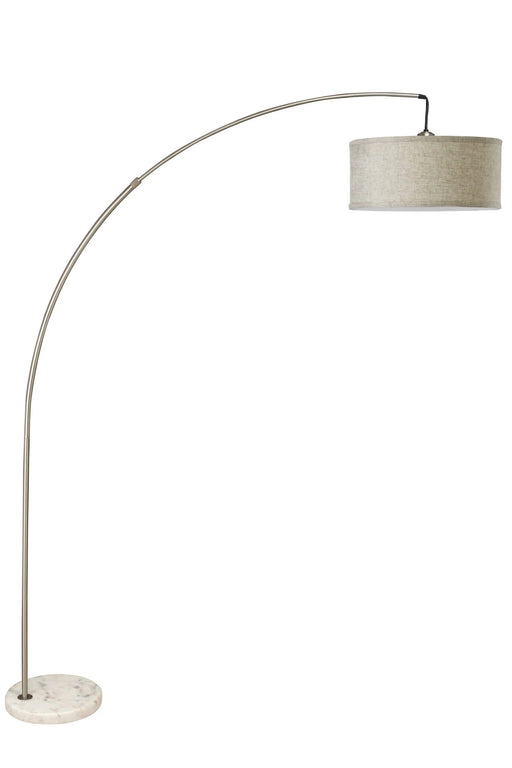 78' SILVER ARCH FLOOR LAMP WITH KD SHADE W/ DOUBLE BOX (1PC/CTN) (2.15/26.84) Default -DTYStore