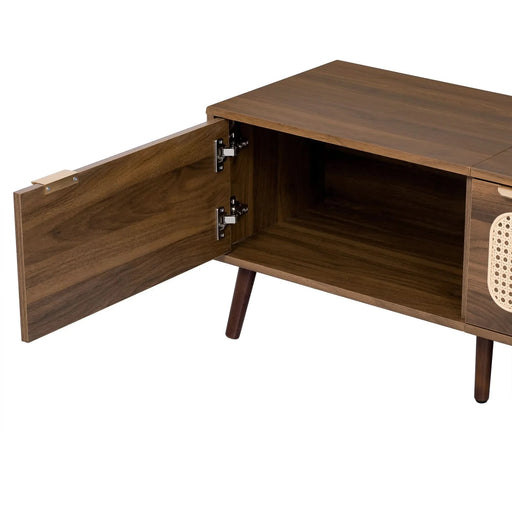 78' TV Stand for 75/80/85 inch TV, Console with Ample Storage for Living Room, Bedroom, Entertainment Center with Open Shelf- DTY Store