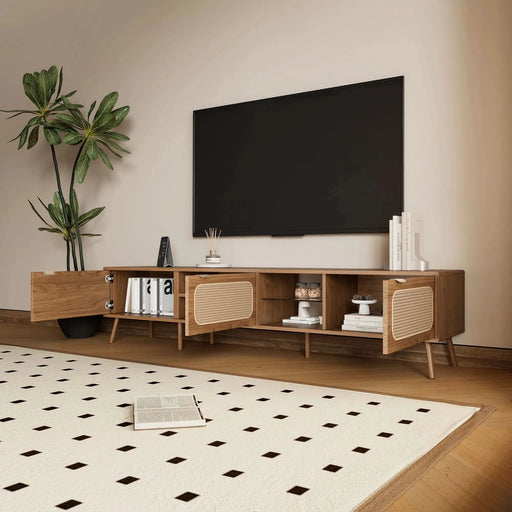 78' TV Stand for 75/80/85 inch TV, Console with Ample Storage for Living Room, Bedroom, Entertainment Center with Open Shelf- DTY Store