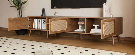 78' TV Stand for 75/80/85 inch TV, Console with Ample Storage for Living Room, Bedroom, Entertainment Center with Open Shelf - DTY Store
