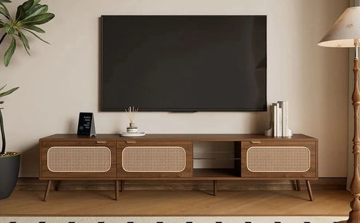 78' TV Stand for 75/80/85 inch TV, Console with Ample Storage for Living Room, Bedroom, Entertainment Center with Open Shelf - DTY Store