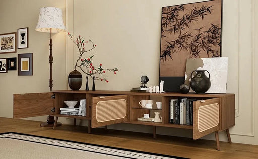 78' TV Stand for 75/80/85 inch TV, Console with Ample Storage for Living Room, Bedroom, Entertainment Center with Open Shelf - DTY Store