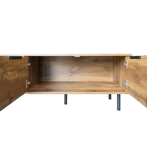 78' TV Stand for 85 75 65 Inch TV, TV Consoles for Living Room, Entertainment Center Wood TV Media with Storage - DTY Store
