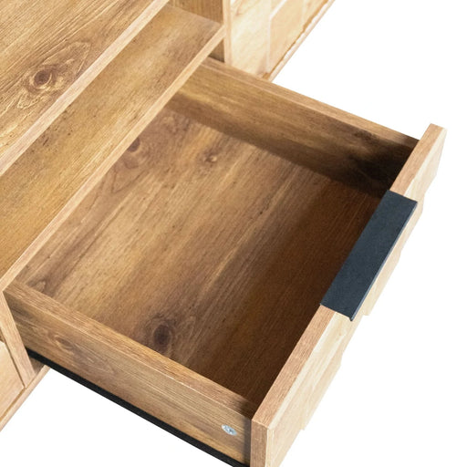 78' TV Stand for 85 75 65 Inch TV, TV Consoles for Living Room, Entertainment Center Wood TV Media with Storage - DTY Store