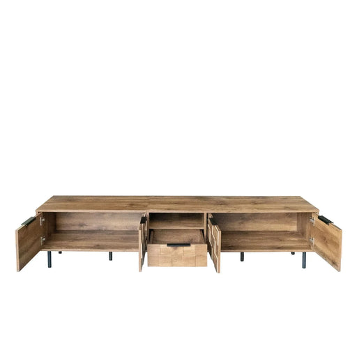 78' TV Stand for 85 75 65 Inch TV, TV Consoles for Living Room, Entertainment Center Wood TV Media with Storage Furniture, Living Room Furniture, searchfilter_Furniture, TV Stands & Media Consoles| DTY Store