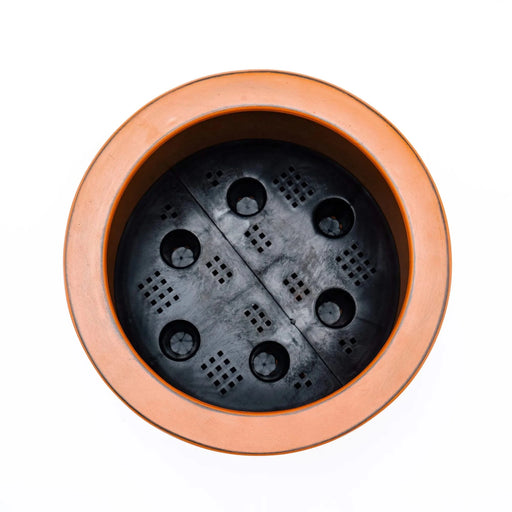 7.8 in. Painted Plastic Self-watering Planter Pot Default -DTYStore