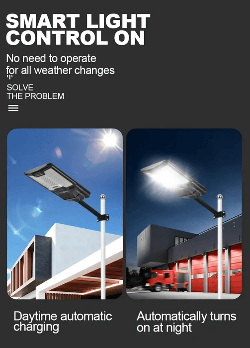 Solar Street Lights Outdoor, Parking Lot Lights with 109PCS LED Beads , IP65 Waterproof Solar Flood Lights, Dusk to Dawn Solar Lights for Garden, Street Side Road,Courtyard Villa,City Square - DTYStore