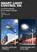 Solar Street Lights Outdoor, Parking Lot Lights with 109PCS LED Beads , IP65 Waterproof Solar Flood Lights, Dusk to Dawn Solar Lights for Garden, Street Side Road,Courtyard Villa,City Square - DTYStore