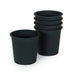 7.9' Round Nursery Plant Pot - Garden Plastic Pots with Drainage (5-Pack) Default -DTYStore