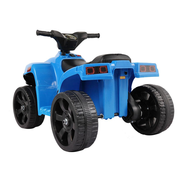 Kids Electric ATV Quad Ride On Car Toy - Blue - DTYStore