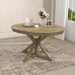 Retro Functional Extendable Dining Table with a 12" Leaf for Dining Room and Living Room (Natural Wood Wash) - DTYStore