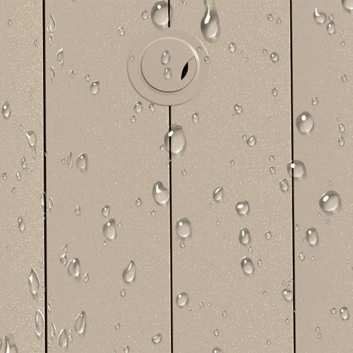 7 Pieces Outdoor Patio Dining Set, 6 Stackable Metal Dining Chairs and 52.95' Round Metal Dining Table, Outdoor Table and Chairs for Lawn Garden Backyard Deck Default -DTYStore