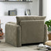 Modern Style Chenille Oversized Armchair Accent Chair Single Sofa Lounge Chair 38.6'' W for Living Room, Bedroom, Green - DTYStore