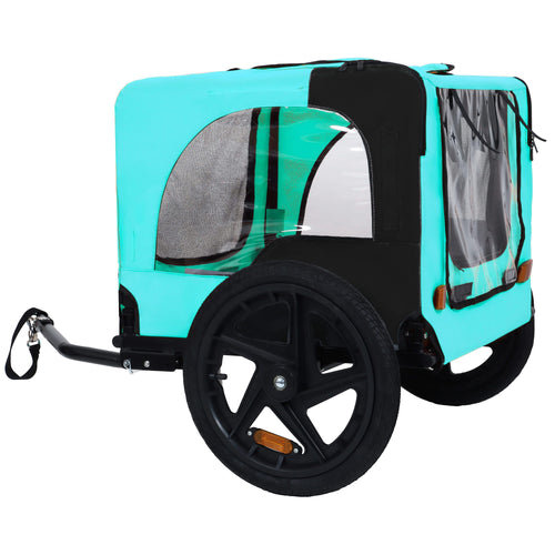 Pet Bike Trailer Dog Cart for Bicycle,Suitable for Small and Medium Pets, Easy Folding Cart Frame, Quick Release Wheel, Non-Slip Floor, Internal Leash - Image 5