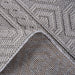 DTY Signature Collection 5X7 White /Geometric Indoor/Outdoor Area Rug - DTYStore